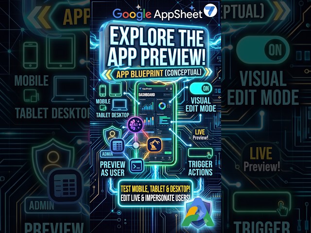 Master the AppSheet App Preview: Test & Edit Live! 📱⚡ #shorts #appsheettutorial #appsheet #google
