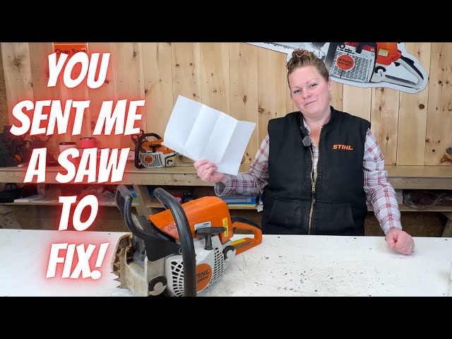 Stihl MS250C Chainsaw:  Bogs And Low On Power!