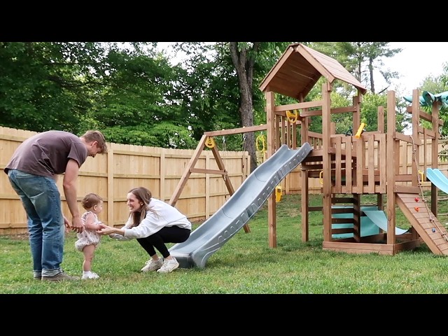 Watch her reaction when she sees her new backyard surprise