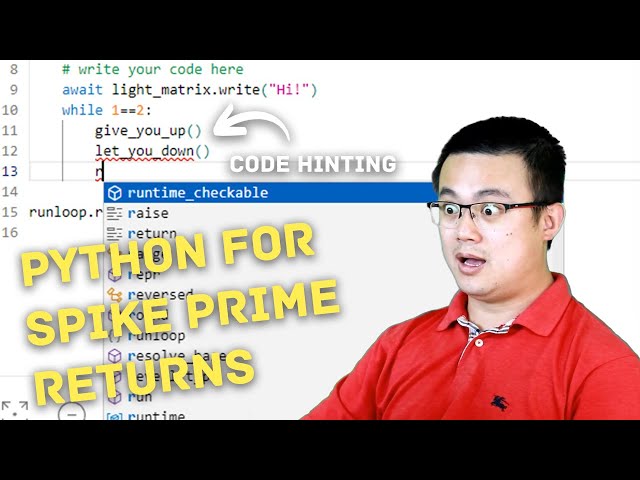 Python For SPIKE Prime Returns (Early Access)