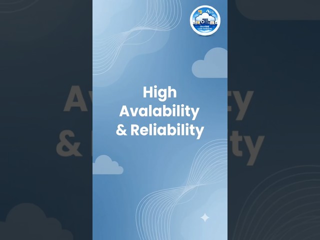 High Availability & Reliability in Cloud
