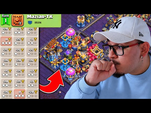 Rank 1 with THIS 1-Star Machine TH18 Ranked Base is a MONSTER