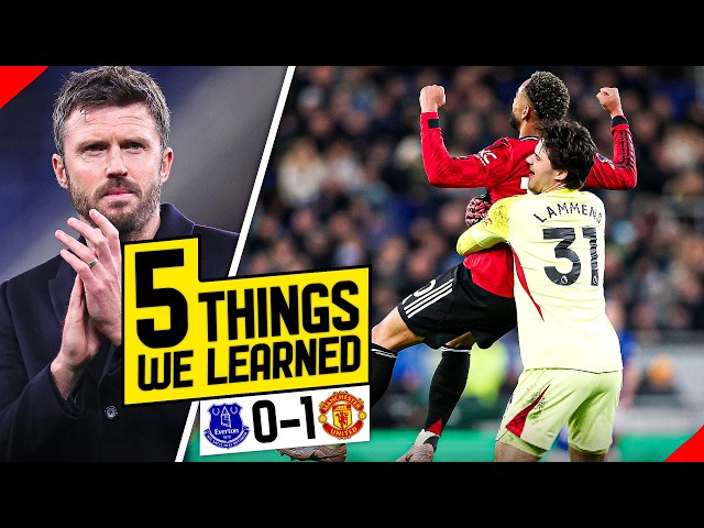 Lammens = RELIABLE! Carrick MUST Learn! 5 Things We Learned... Everton 0-1 Man United