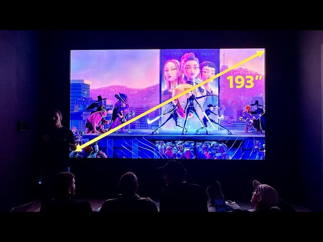Insane Sony Crystal LED 193 inch TV?? ULTIMATE Football TV 2026