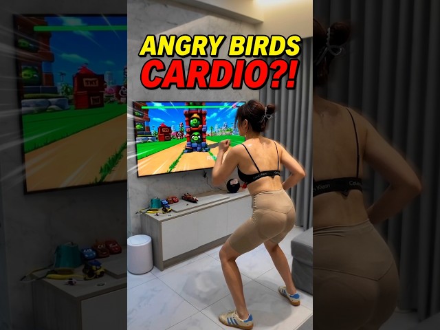 ANGRY BIRDS CARDIO?! 🔥 FROM CHILDHOOD GAME TO FITNESS CHALLENGE