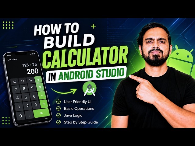 How to Build a Simple Calculator in Android Studio | Mobile Application Devlopment | Part 5
