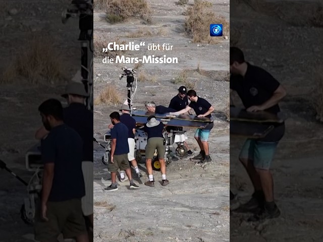 Mars-Rover simuliert Einsatz in der Wüste #tagesschau #nachrichten #mars #weltraum