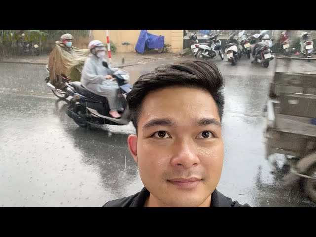 Fast Rain in the Noisy City - Urban Noise - Relax -Sleep