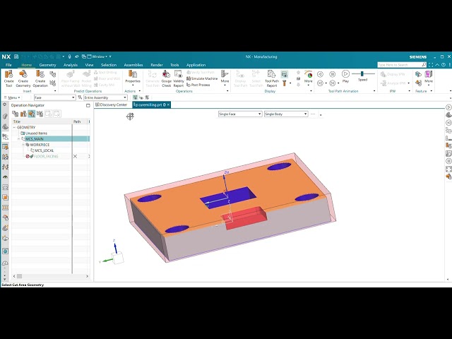 Nx cad cam sketching and machineing