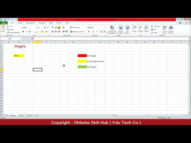 MS Excel Chapter 02: Basic Computer Skills Course