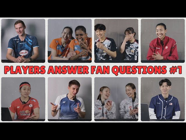 Players Answer Fan Questions - Part One | An Se Young, Kim/Jeong, Tan/Thinaah & More!