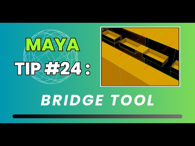 Maya Quick Tip #24: Bridge Tool