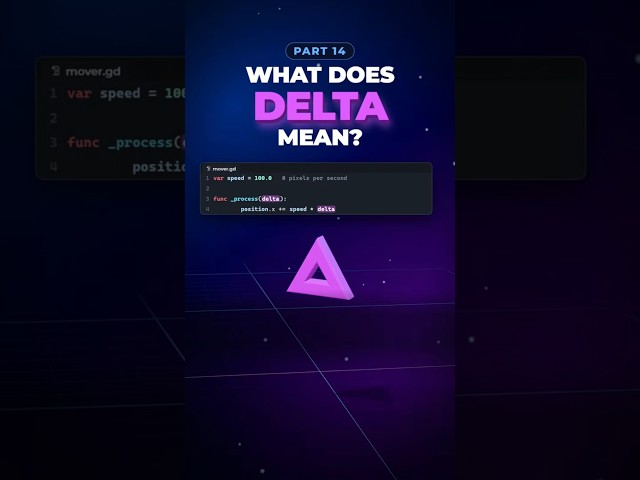 Godot Delta: Why it actually matters #godot #tutorial
