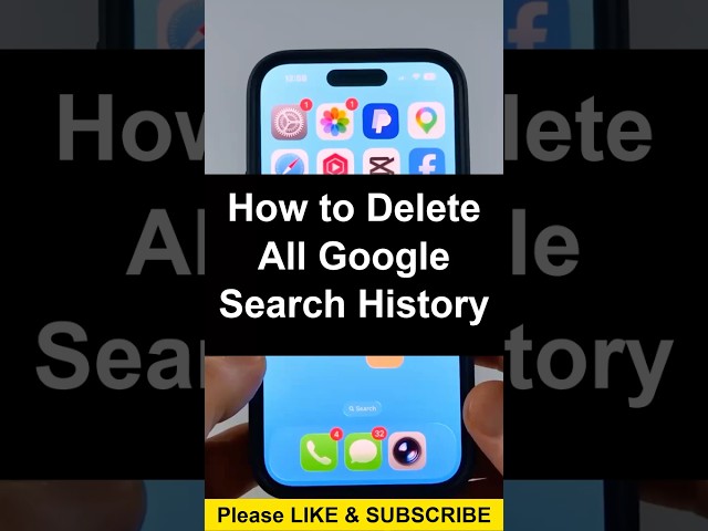 How to Delete All Google Search History - 2026 - iPhone, Android, Samsung