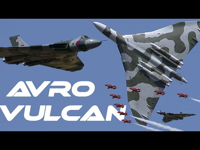 4Kᵁᴴᴰ 4K UHD  Avro Vulcan  XH 558 Last Time at Airshow Fairford  RIAT 2015  HD HQ