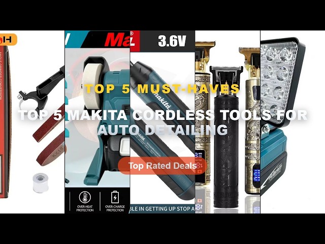 Amazing Top 5 Makita Cordless Tools For Auto Detailing You Need To See - 4 inch Cordless LED Work Li