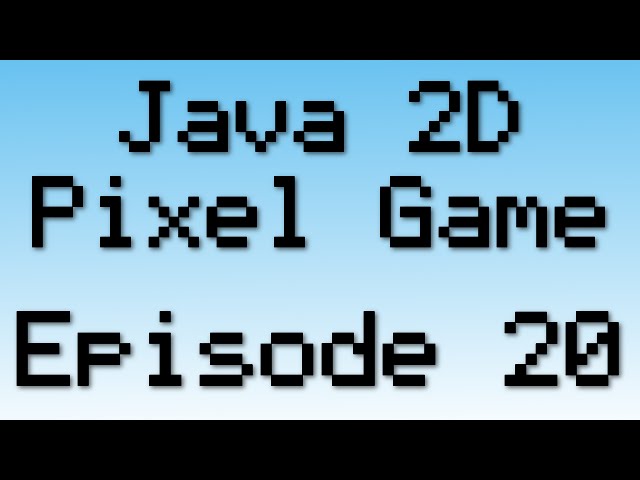 Java 2D Pixel Game Tutorial - Episode 20 - Animations