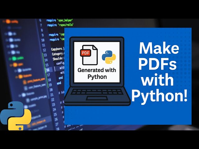 Create Stunning PDFs with Python in Minutes! | ReportLab Tutorial