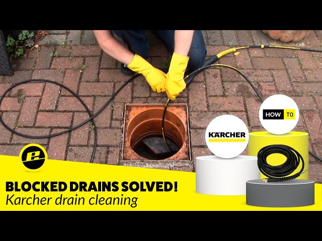 How to Unblock a Drain: Karcher Drain Cleaning Kit Accessory