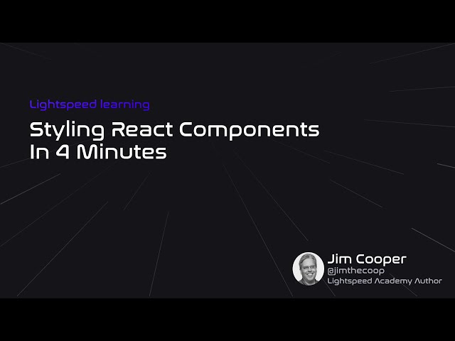 Styling React Components: A Beginner's Guide | React Tutorial