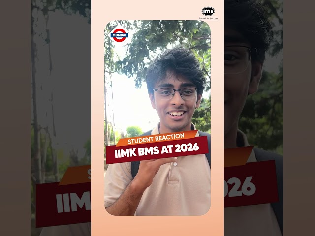 Quants was lengthy! IIMK BMS AT 2026 Student Reaction😯#iimkozhikode #shorts
