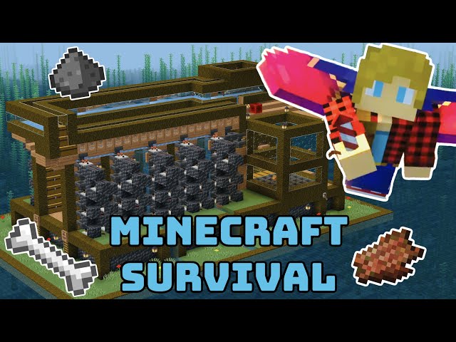 The Ultimate Easy-to-Build Mob Farm! | Survival Island SMP #Minecraft