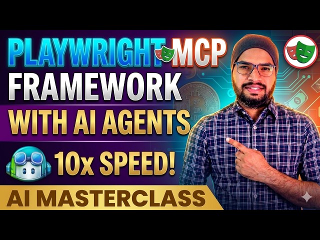 #5 Playwright MCP with Banking Project | Build Playwright Framework & Tests using AI GitHub Copilot