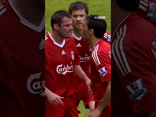 TB to when Jamie Carragher got into a scuffle with Xabi Alonso and Alvaro Arbeloa 👀🥊  #football