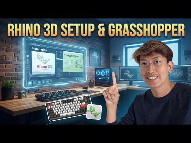 1-Rhino 3D Setup & Grasshopper Install for Jewellery CAD
