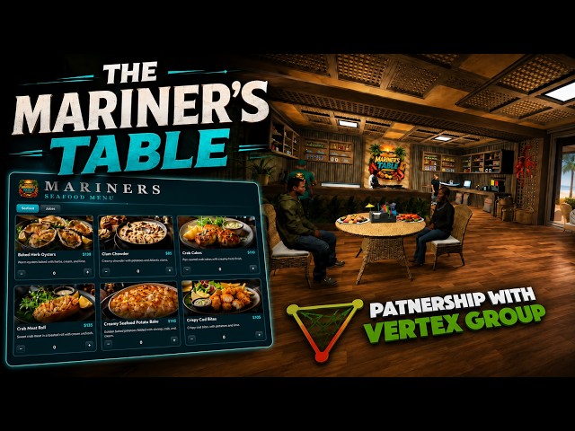 FiveM Restaurant Bundle | The Mariner's Table | Unique MLO & Food System