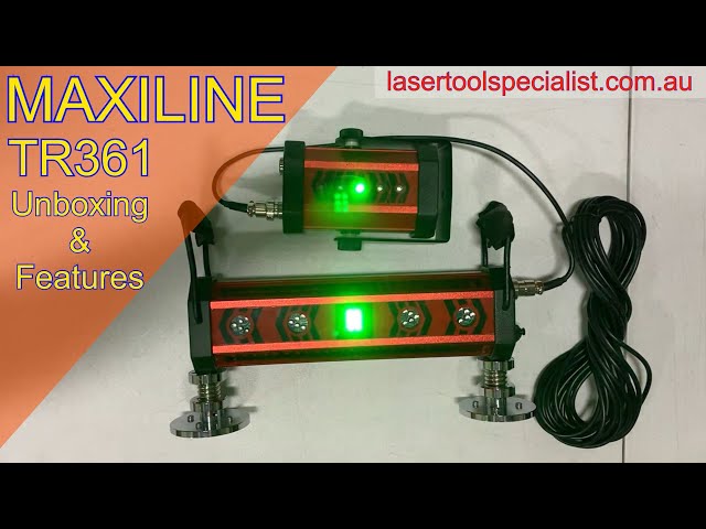 Maxiline TR361 Machine Control Laser Level Detector Receiver with Cab Repeater Unboxing and Features