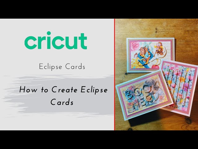 Cricut Eclipse Cards