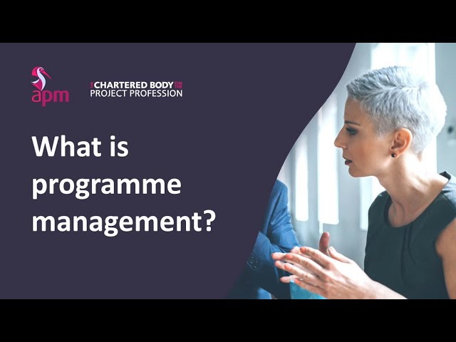 Project Management and Programme Management | What is programme management?
