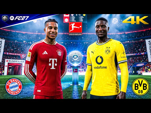 FC 27 - Bayern Munich vs. Borussia Dortmund - Bundesliga 26/27 Gameplay | PS5™ Pro [4K60]