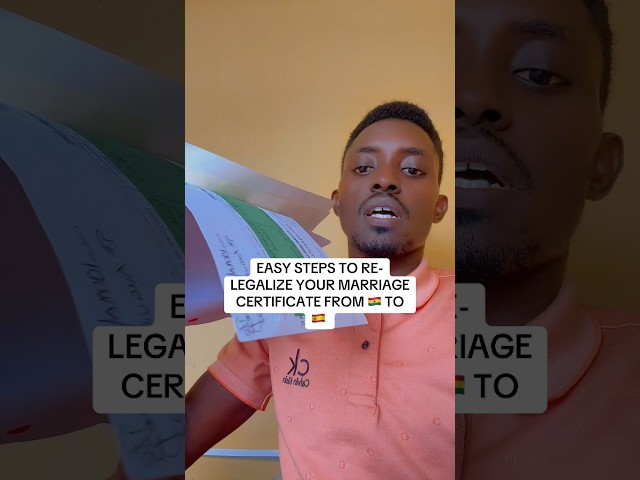 How to Attest and Legalize your Marriage Certificate for Spain 🇪🇸 Application
