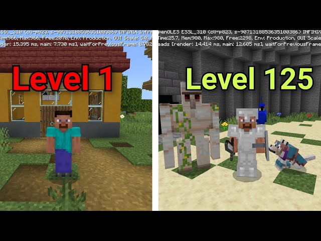 I Grinding Steve in Minecraft Naruto Map using CommandBlock....