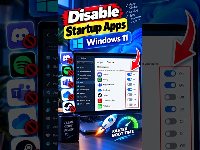 How To Disable Startup Apps in Windows 11 ( 2026 )