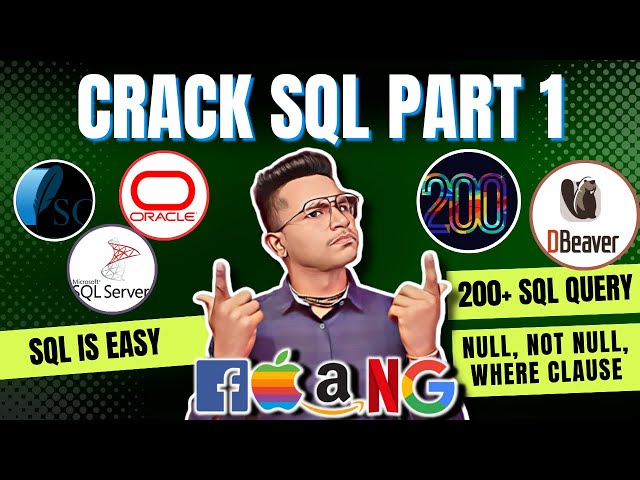 🔍P1-Mastering SQL: 200 Essential Queries  NULL, NOT NULL, Where Clause 💪🔥 #bigdata #testing