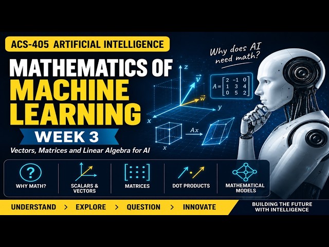 How Does AI Represent Data? | Vectors, matrices, and numerical representations | AI Lecture 3