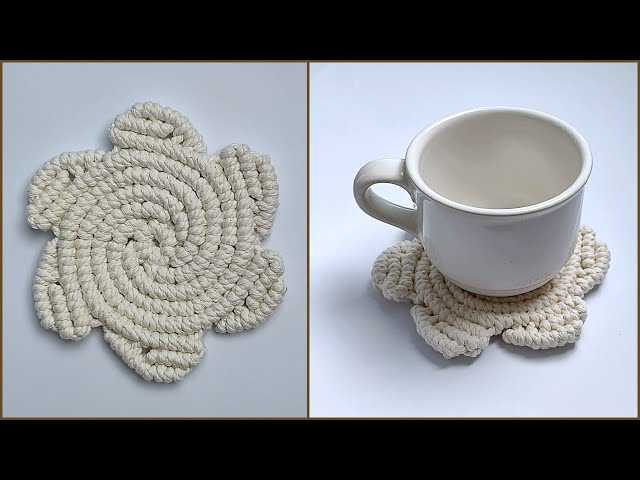 DIY Macrame Tea Cup Coaster | Macrame Tutorial