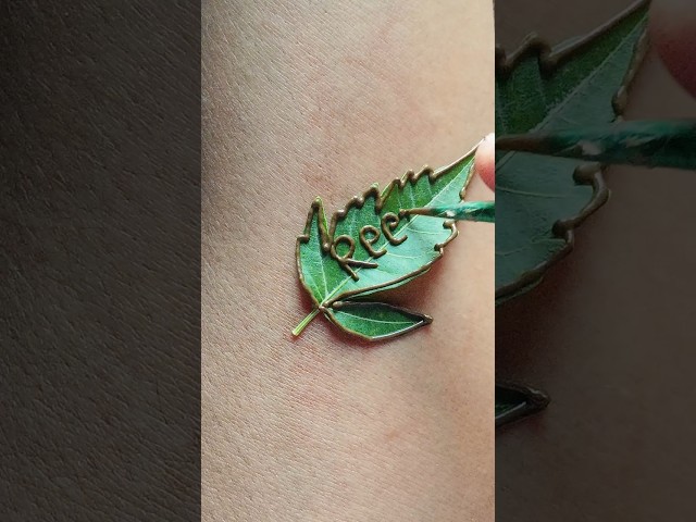 Apna Name Comment kare ❣️💕❤️#mahendivideo #leaftattoo#leafart #leafname#nametattoo#nameart #mahendi