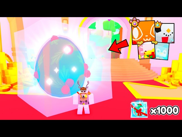 INSANE 1,000 Exclusive Egg War in Pet Simulator 99! (💎180B)