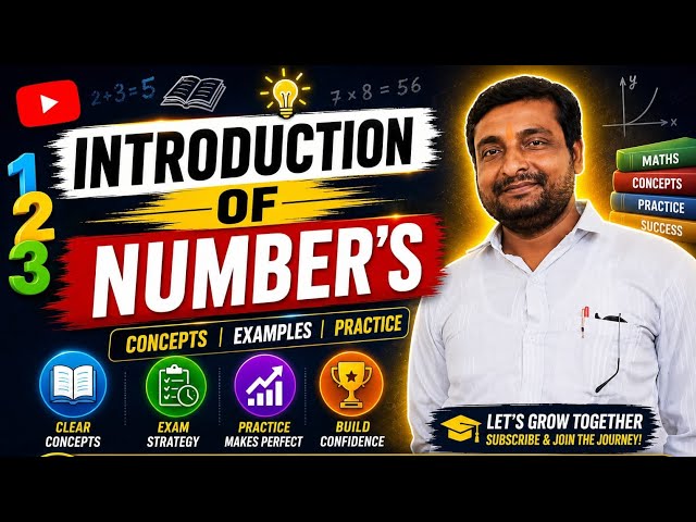 Introduction of numbers (Important topic for all students) 