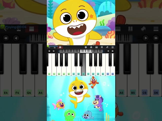 Baby Shark | Easy Piano Tutorial