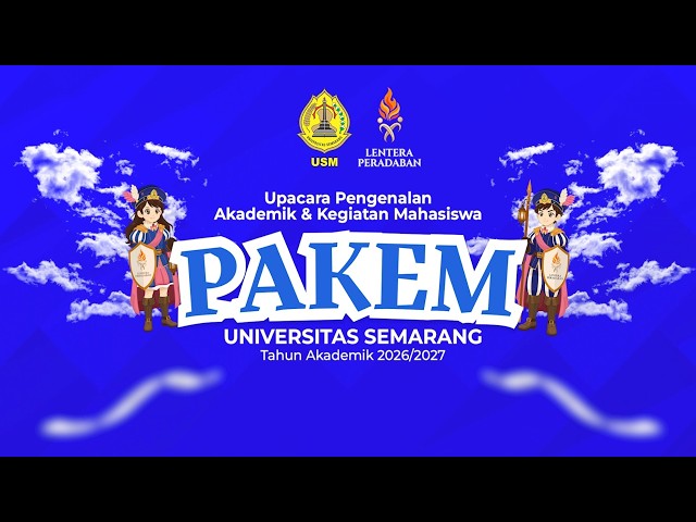 🔴[LIVE] RAPAT SENAT TERBUKA UPACARA PEMBUKAAN PAKEM UNIVERSITAS SEMARANG TAHUN AKADEMIK 2026/2027