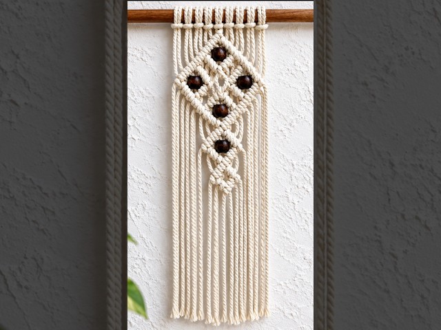 Macrame Design for Beginners Class 472 #macrame #macramepattern #macramedesign #macrameforbeginners