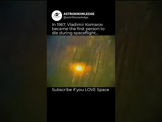 The First Person to DIE in SPACE… | Vladimir Komarov, Soyuz 1 (1967)