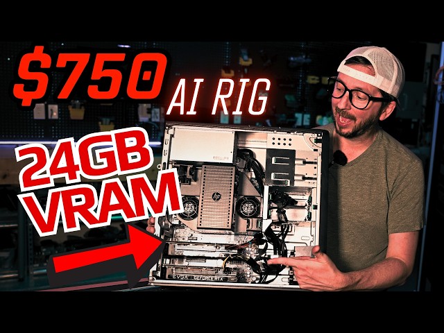 AI Home Server 24GB VRAM $750 Budget Build and LLM Benchmarking
