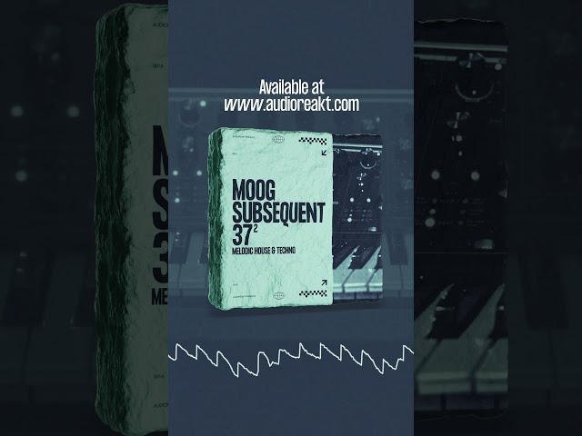 Moog Subsequent 37 : Melodic House & Techno Presets 2 - Demo 1