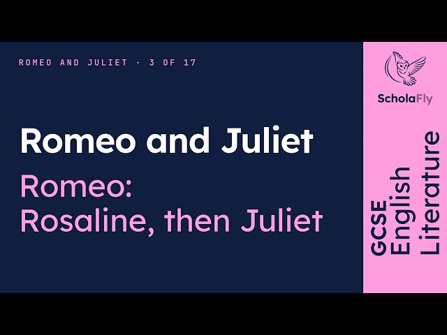 GCSE English Lit - Romeo: in love before the play starts | Romeo and Juliet 3/17 (2026/27 exams)